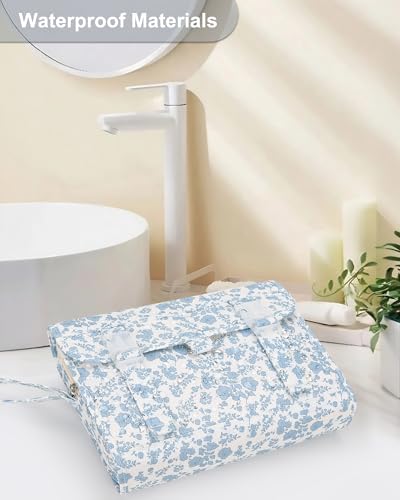 Relavel Travel Toiletry Bag for Men, Large Capacity Travel Kit, Hanging Toiletry Bag for Women