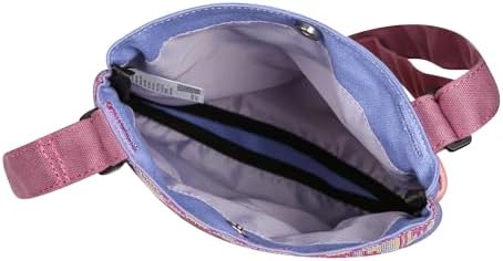 KAVU Keeper Semi Padded Sling Canvas Crossbody Bag + Comfortable Padded Shoulder Strap + Casual Styling + Durable Canvas