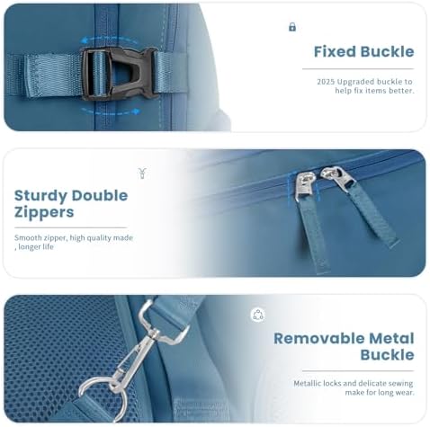 Women's Flight Approved Travel Backpack with USB Charging, Lightweight & Waterproof, Ideal for College, Work and Travel