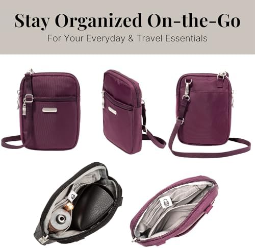 Baggallini Women's Essential Mini Crossbody Bag + Size & Color + Versatile & Stylish + Travel & Daily Use + Fashionable