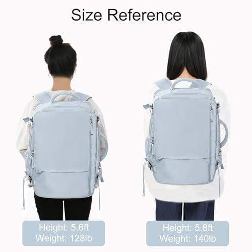 Hanples TSA Flight Approved Large Travel Backpack for Women and Men | Hanples Waterproof Anti-Theft Large Carry On Back