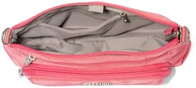 Baggallini Original RFID Protected Lightweight Nylon Zippered Travel Purse for Women ClimatePartner Certified