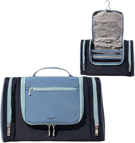 Baggallini High-Quality Toiletry Kit for Men and Women on Business Trips | Baggallini Travel Toiletry Kit Featuring Com