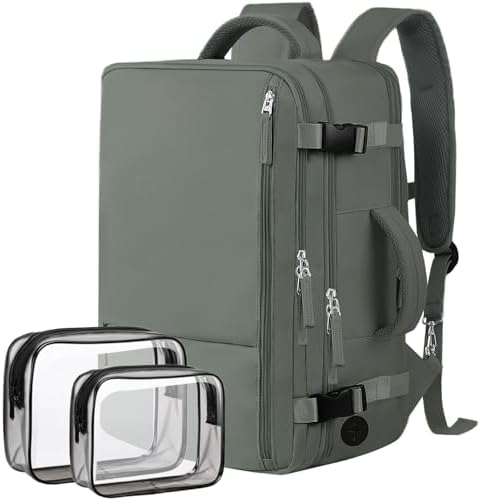 Hanples TSA Flight Approved Large Travel Backpack for Women and Men | Hanples Waterproof Anti-Theft Large Carry On Back