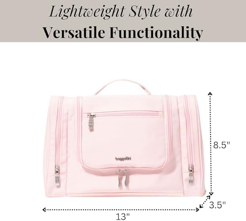 Baggallini High-Quality Toiletry Kit for Men and Women on Business Trips | Baggallini Travel Toiletry Kit Featuring Com