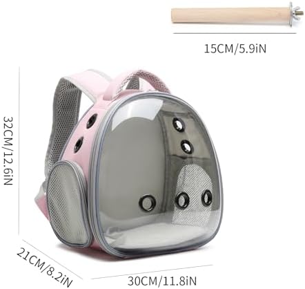 Portable travel pet backpack carrier (Accessories+Black)
Portable travel pet carrier for hamster bag guinea pig bird s - Image 29