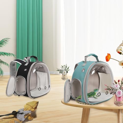 Bearded Dragon Travel Backpack with Harness and Leash Set Airline Approved Bearded Dragon Lizard Backpack Travel Carrier