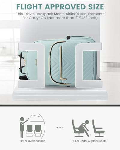 Laptop Backpack Purse for Women Work Travel Black OEKO-TEX STANDARD 100 Laptop Backpack Purse for Women College Black Qu