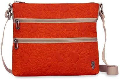 Sakroots Eco Twill Crossbody Purse for Everyday Use and Travel - Zipper Closure & Adjustable Strap