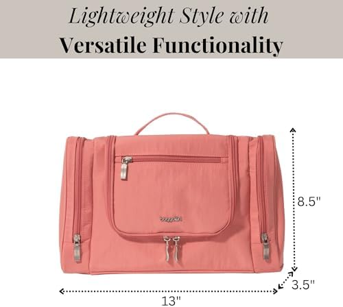 Baggallini High-Quality Toiletry Kit for Men and Women on Business Trips | Baggallini Travel Toiletry Kit Featuring Com