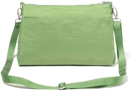 Baggallini Original RFID Protected Lightweight Nylon Zippered Travel Purse for Women ClimatePartner Certified