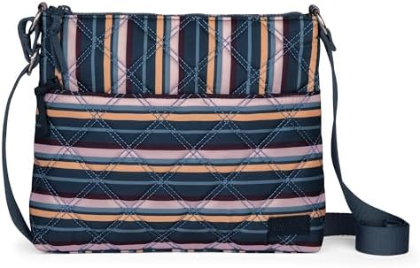 Sakroots Eco Twill Crossbody Purse - Eco Friendly Material For Everyday & Travel - Zipper Closure & Adjustable Strap