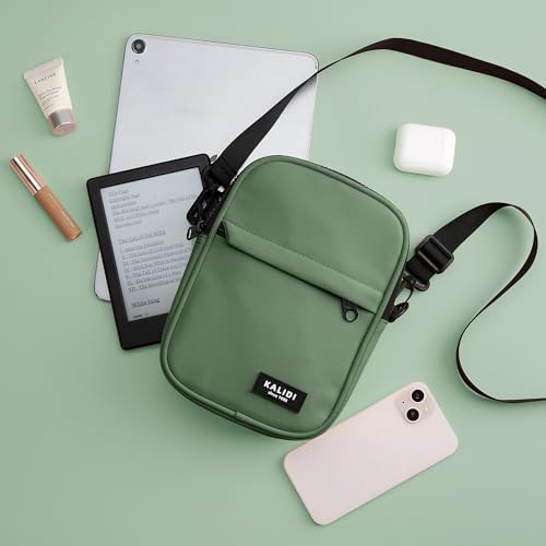 KALIDI Multi Position Crossbody Sling Bag for Women Men with Adjustable Strap