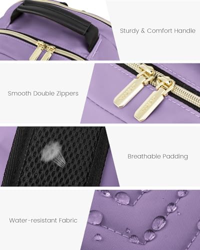 Laptop Backpack Purse for Women Work Travel Black OEKO-TEX STANDARD 100 Laptop Backpack Purse for Women College Black Qu