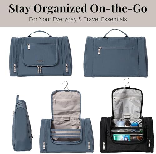 Baggallini High-Quality Toiletry Kit for Men and Women on Business Trips | Baggallini Travel Toiletry Kit Featuring Com