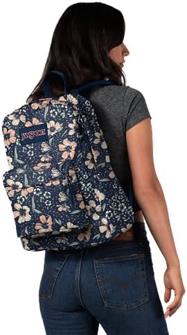 JanSport SuperBreak One Backpack Navy - Durable Lightweight Bag with Main Compartment - Premium Travel Backpack