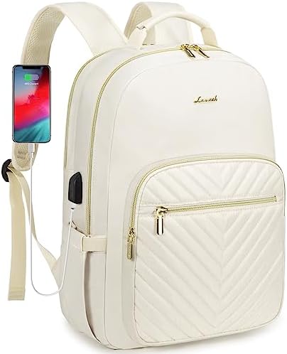 Laptop Backpack Purse for Women Work Travel Black OEKO-TEX STANDARD 100 Laptop Backpack Purse for Women College Black Qu