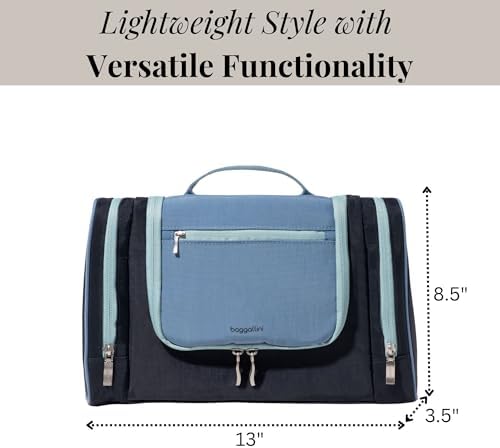 Baggallini High-Quality Toiletry Kit for Men and Women on Business Trips | Baggallini Travel Toiletry Kit Featuring Com