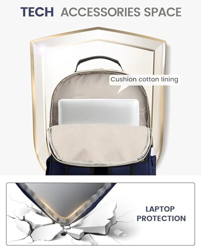 Laptop Backpack Purse for Women Work Travel Black OEKO-TEX STANDARD 100 Laptop Backpack Purse for Women College Black Qu