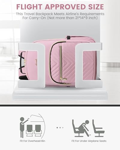 Laptop Backpack Purse for Women Work Travel Black OEKO-TEX STANDARD 100 Laptop Backpack Purse for Women College Black Qu