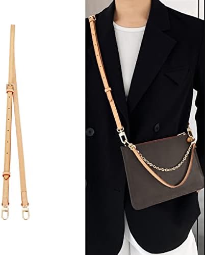 Jiesinlov Genuine Vachetta Leather Replacement Bags Multi Pochette Boulogne Pouchette Accessories for Women Evening Even