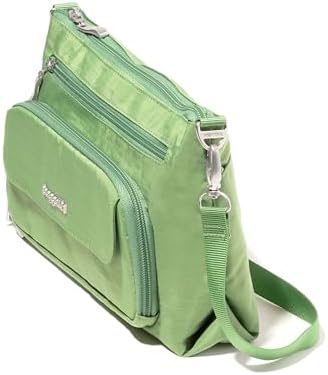 Baggallini Original RFID Protected Lightweight Nylon Zippered Travel Purse for Women ClimatePartner Certified