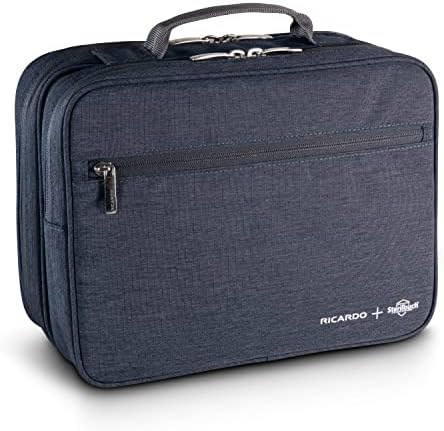 Ricardo Beverly Hills Essentials 5.0 Deluxe Travel Organizer - Odor-Controlling Toiletry Bag for Airplane Travel & Cruis