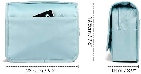 Narwey Beige Small Hanging Travel Toiletry Bag for Women Travel Bag Specifications: Makeup Bag Organizer, Cosmetics Bag - Image 14