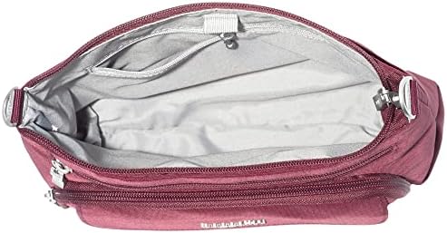 Baggallini Original RFID Protected Lightweight Nylon Zippered Travel Purse for Women ClimatePartner Certified