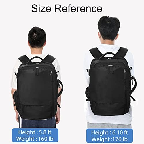 Hanples TSA Flight Approved Large Travel Backpack for Women and Men | Hanples Waterproof Anti-Theft Large Carry On Back