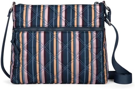 Sakroots Eco Twill Crossbody Purse for Everyday Use and Travel - Zipper Closure & Adjustable Strap