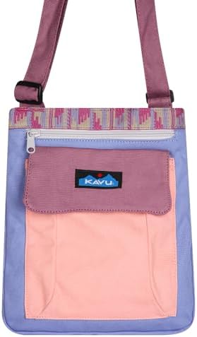 KAVU Keeper Semi Padded Sling Canvas Crossbody Bag + Comfortable Padded Shoulder Strap + Casual Styling + Durable Canvas