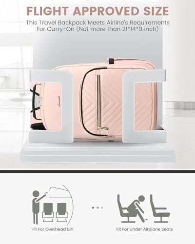 Laptop Backpack Purse for Women Work Travel Black OEKO-TEX STANDARD 100 Laptop Backpack Purse for Women College Black Qu