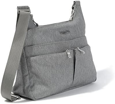 Baggallini Cross Over Crossbody Women Lightweight Water-Resistant Nylon Organized Travel Bag Purse