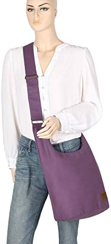 Coton Pose Women's Hippie Crossbody Bag - Top Zip Large Capacity Canvas Sling Bag - Handmade Jacquard Cloth