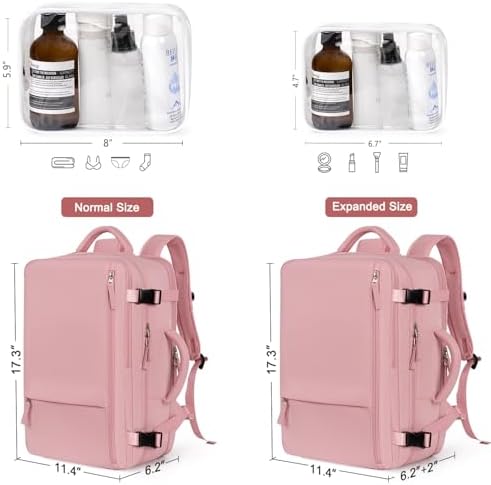 Hanples TSA Flight Approved Large Travel Backpack for Women and Men | Hanples Waterproof Anti-Theft Large Carry On Back