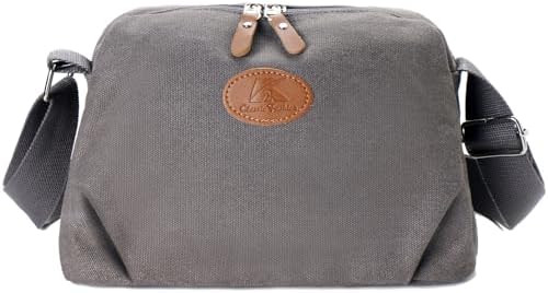 Sunshinejing Lightweight Crossbody Bag for Women | Casual Purses for Daily Travel | Small Canvas Bag with Adjustable Str