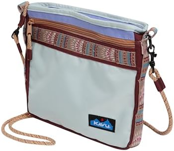 KAVU Keeper Semi Padded Sling Canvas Crossbody Bag + Comfortable Padded Shoulder Strap + Casual Styling + Durable Canvas