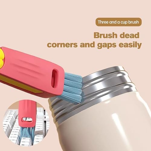 3 in 1 Lid Cleaning Brushes - Multifunctional Insulation Bottle Cleaning Tools for Home Kitchen Cup Cleaning | 2025 Mul