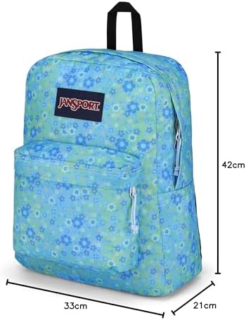 JanSport SuperBreak One Backpack Navy - Durable Lightweight Bag with Main Compartment - Premium Travel Backpack