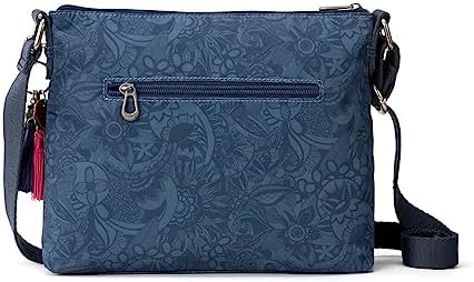 Sakroots Eco Twill Crossbody Purse for Everyday Use and Travel - Zipper Closure & Adjustable Strap