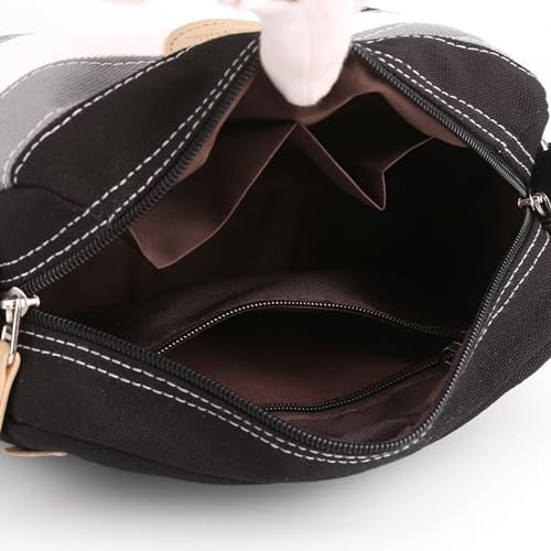 Sunshinejing Lightweight Crossbody Bag for Women | Casual Purses for Daily Travel | Small Canvas Bag with Adjustable Str