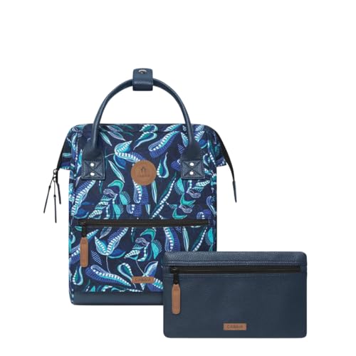 Cabaïa Sac à Dos Adventurer Fontainebleau Bleu - Mini 10L Déperlant Homme Femme Voyage École Affaires - Compartiment Ord