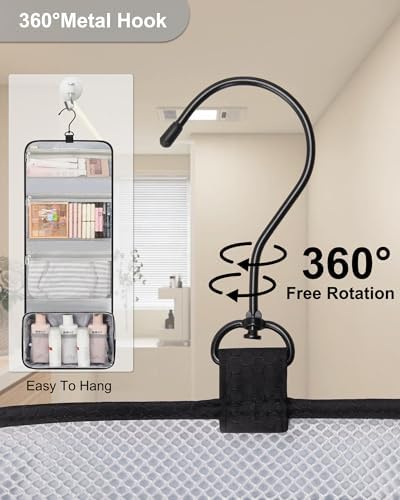 Relavel Travel Toiletry Bag for Men, Large Capacity Travel Kit, Hanging Toiletry Bag for Women