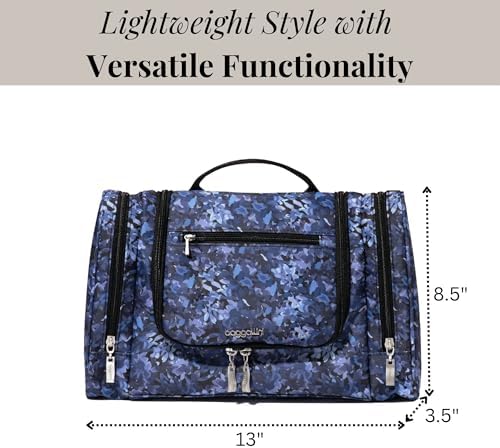 Baggallini High-Quality Toiletry Kit for Men and Women on Business Trips | Baggallini Travel Toiletry Kit Featuring Com