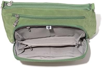 Baggallini Original RFID Protected Lightweight Nylon Zippered Travel Purse for Women ClimatePartner Certified