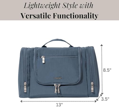 Baggallini High-Quality Toiletry Kit for Men and Women on Business Trips | Baggallini Travel Toiletry Kit Featuring Com