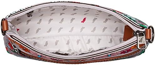 Sakroots Eco Twill Crossbody Purse - Eco Friendly Material For Everyday & Travel - Zipper Closure & Adjustable Strap