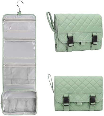 Relavel Travel Toiletry Bag for Men, Large Capacity Travel Kit, Hanging Toiletry Bag for Women