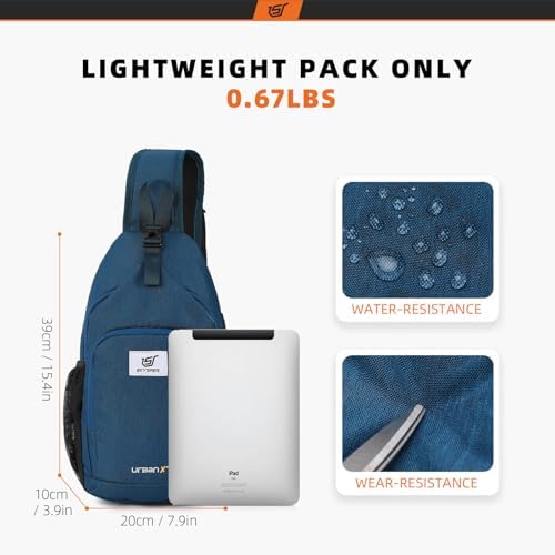 SKYSPER Anti-RFID Crossbody Sling Backpack for Women Men(Army Green) SKYSPER Travel Hiking Crossbody Bag for Women Men